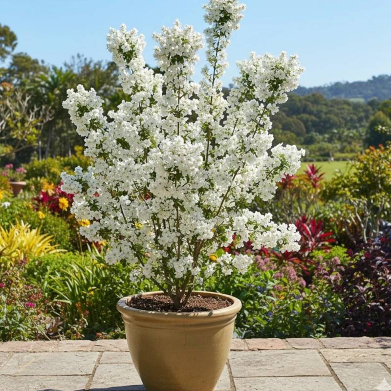 Arbre aux perles MAGICAL SPRINGTIME® 'Kolmaspri', Exochorda, Exocorde à fleurs Blanche - feuillage Caduc - Godet - 5/20 cm-  hauteur à maturité De 1,0 - Imagen 4
