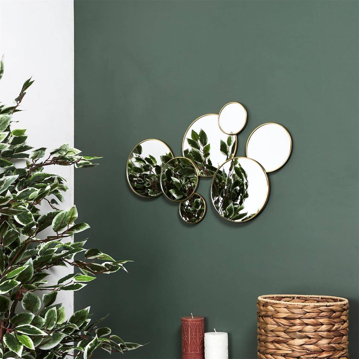 ALTOBUY - Miroir Rond Doré Décoratif - JARON - Image 2