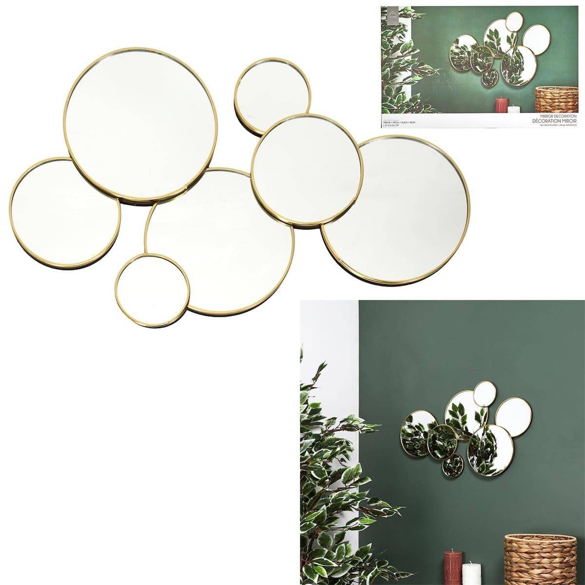 ALTOBUY - Miroir Rond Doré Décoratif - JARON - Image 4