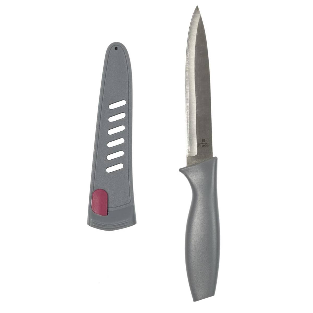 Cook Concept - Couteau d'Office Avec Aiguiseur "Allure" 25cm Gris - Image 1