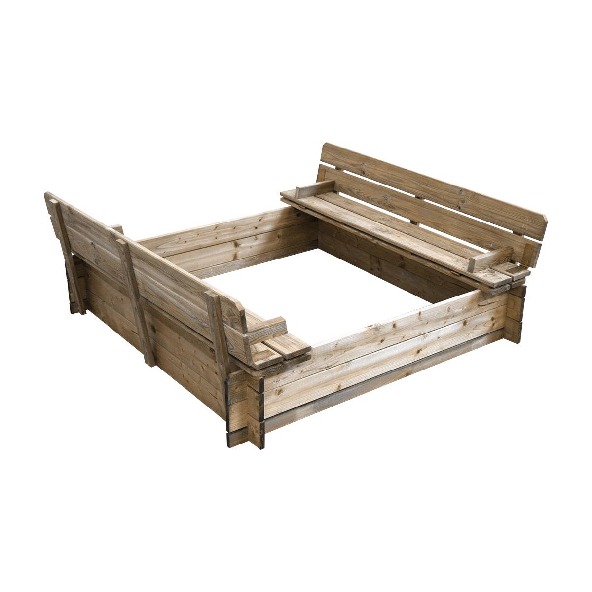 Bac à sable en bois avec bancs - Cémonjardin - Imagen 2