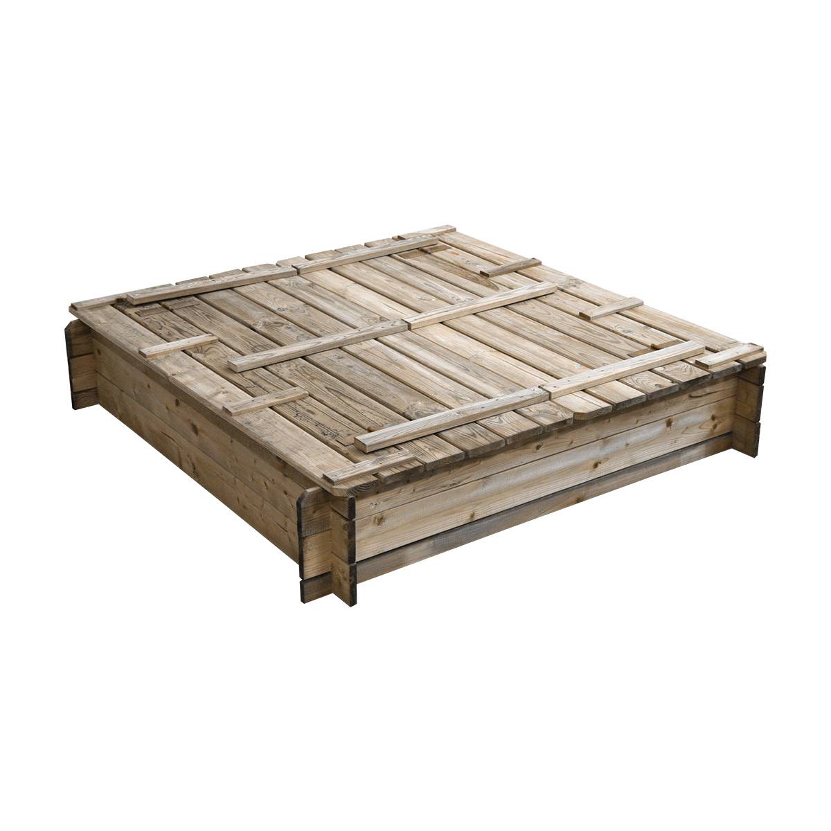 Bac à sable en bois avec bancs - Cémonjardin - Imagen 3