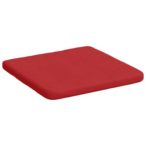 Galettes de Chaise Tissu Lot de 4 avec Attaches Amovibles pour Salon Rouge 40x40x3 cm – ComfortXL Outdoor Living - Image 5
