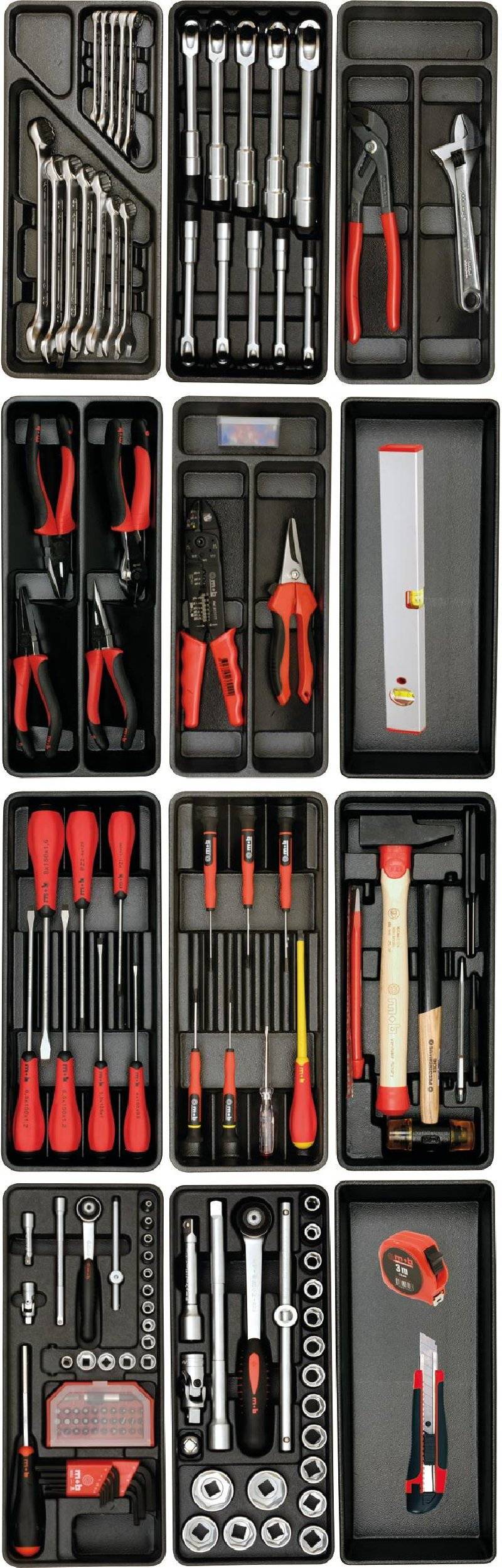 Servante d'atelier PROLINER 5 tiroirs – 141 pièces - MOB - Image 3
