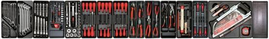 Servante d'atelier PROLINER 5 tiroirs – 141 pièces - MOB - Image 4