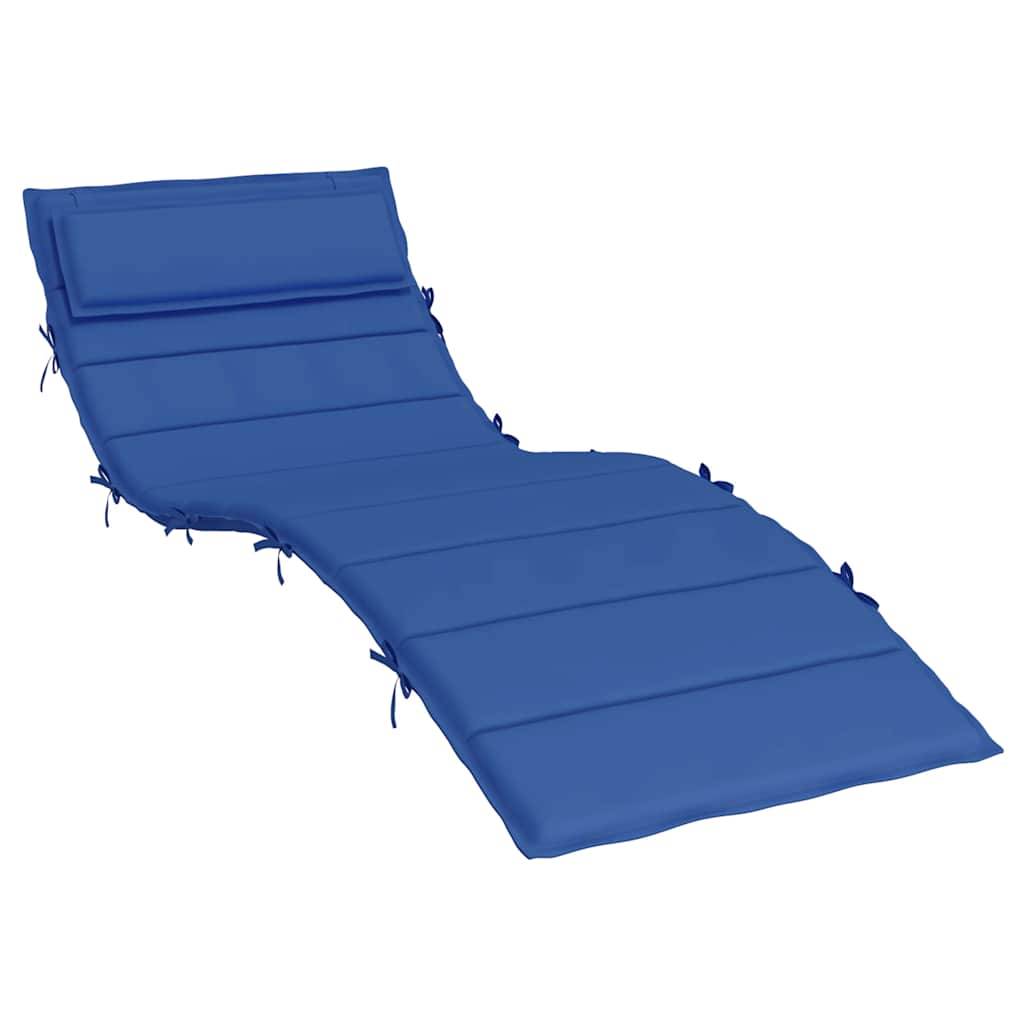 ComfortXL - Coussin de Chaise Longue Tissu Oxford Résistant à l'eau pour Transat de Jardin Bleu Royal 180x60cm – ComfortXL Outdoor Living - Image 2