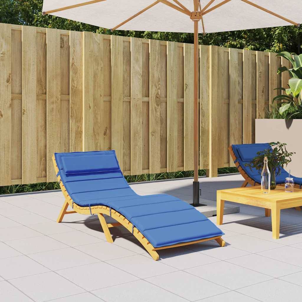 ComfortXL - Coussin de Chaise Longue Tissu Oxford Résistant à l'eau pour Transat de Jardin Bleu Royal 180x60cm – ComfortXL Outdoor Living - Image 1