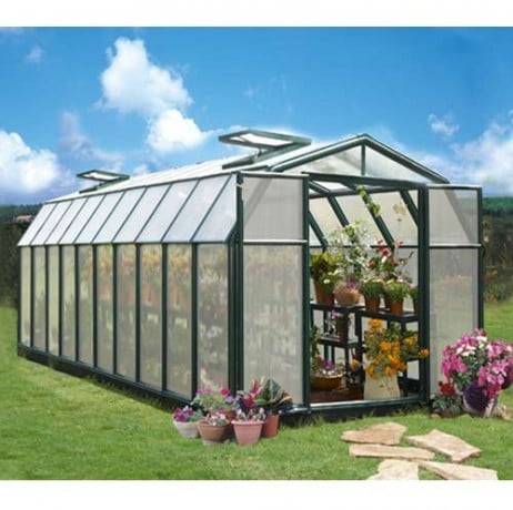Canopia - Serre de jardin en polycarbonate Rion Hobby Gardener 17,06 m², Ancrage au sol Non - Image 1