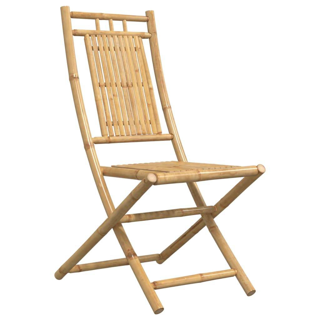 Vidaxl - Chaises pliantes (lot de 2) 46 x 66 x 99 cm en bambou vidaXL 368037 - Image 5