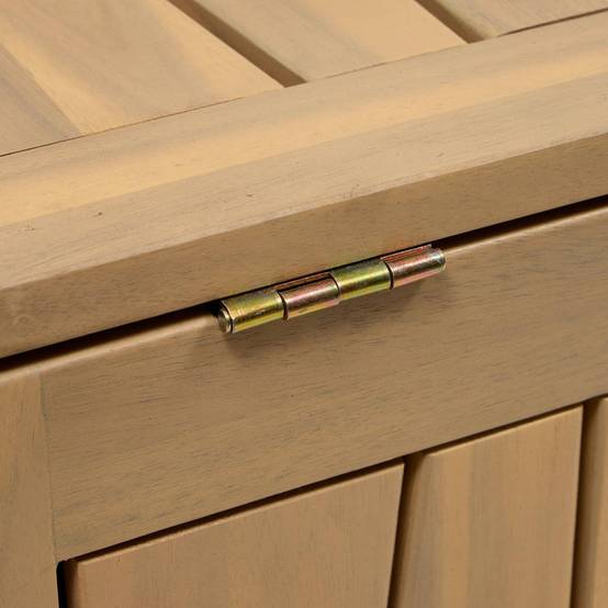 Hesperide - Coffre de rangement 165L Lodgia beige acacia - Hespéride - Image 5