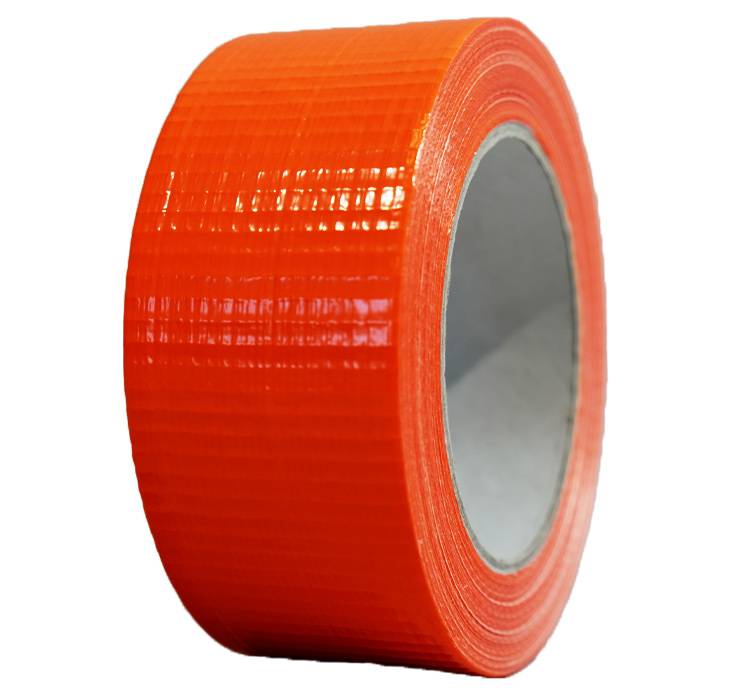 Ruban adhésif toilé orange 50 mm x 33 m - 1 rouleau adhésif pour fixer les bâches, fils et câbles TECPLAST - Imagen 7