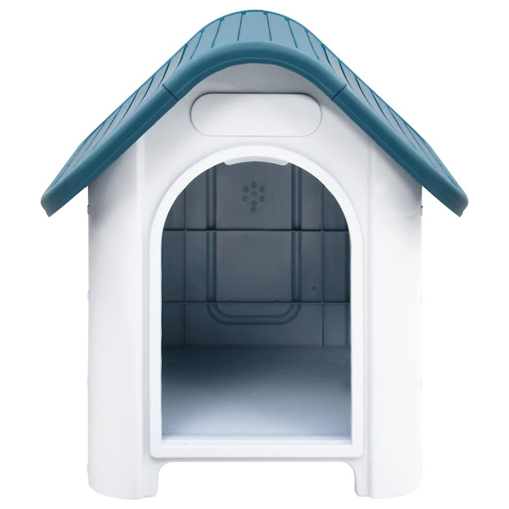 Vidaxl - Niche pour chien Bleu 59x75x66 cm Polypropylène vidaXL 152225 - Image 2