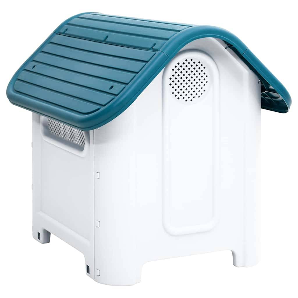 Vidaxl - Niche pour chien Bleu 59x75x66 cm Polypropylène vidaXL 152225 - Image 4