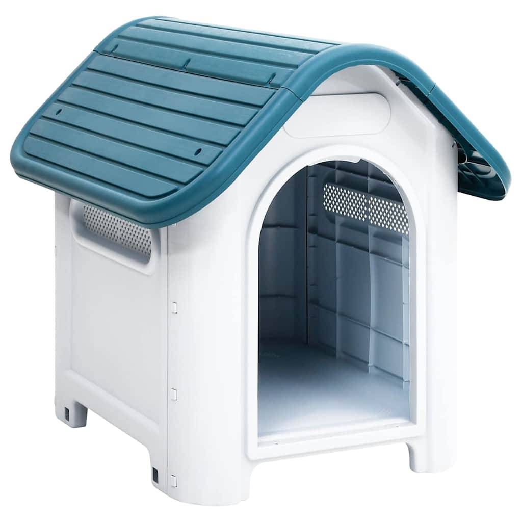 Vidaxl - Niche pour chien Bleu 59x75x66 cm Polypropylène vidaXL 152225