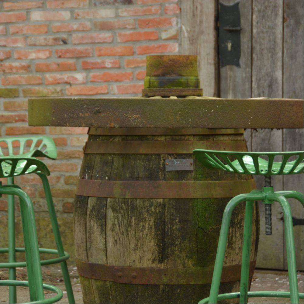 Esschert Design - Tabouret avec assise de tracteur en métal Vert Esschert Design - Imagen 4