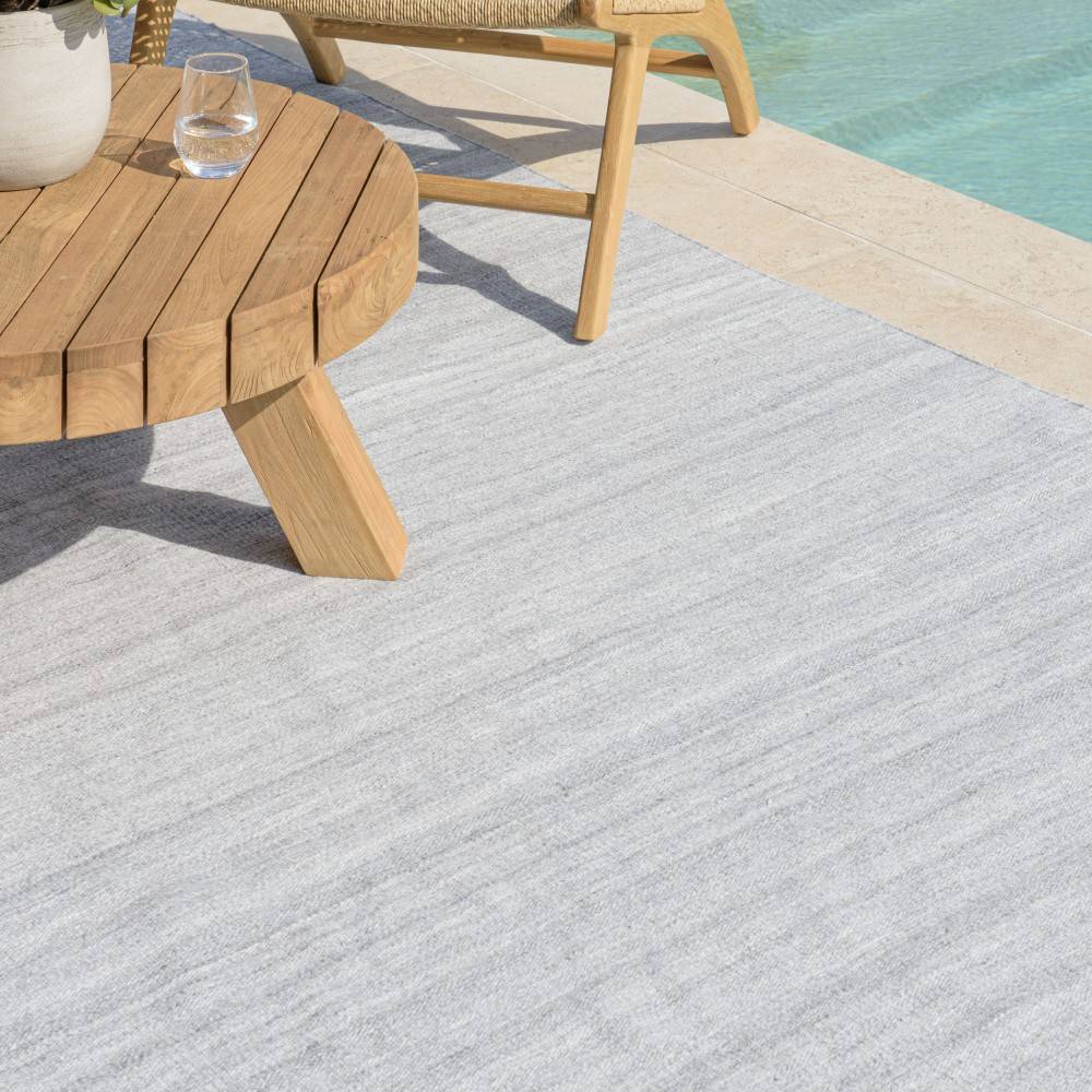 Macabane - QUENTIN - Tapis d'extérieur rectangulaire 200x290cm gris - Imagen 9