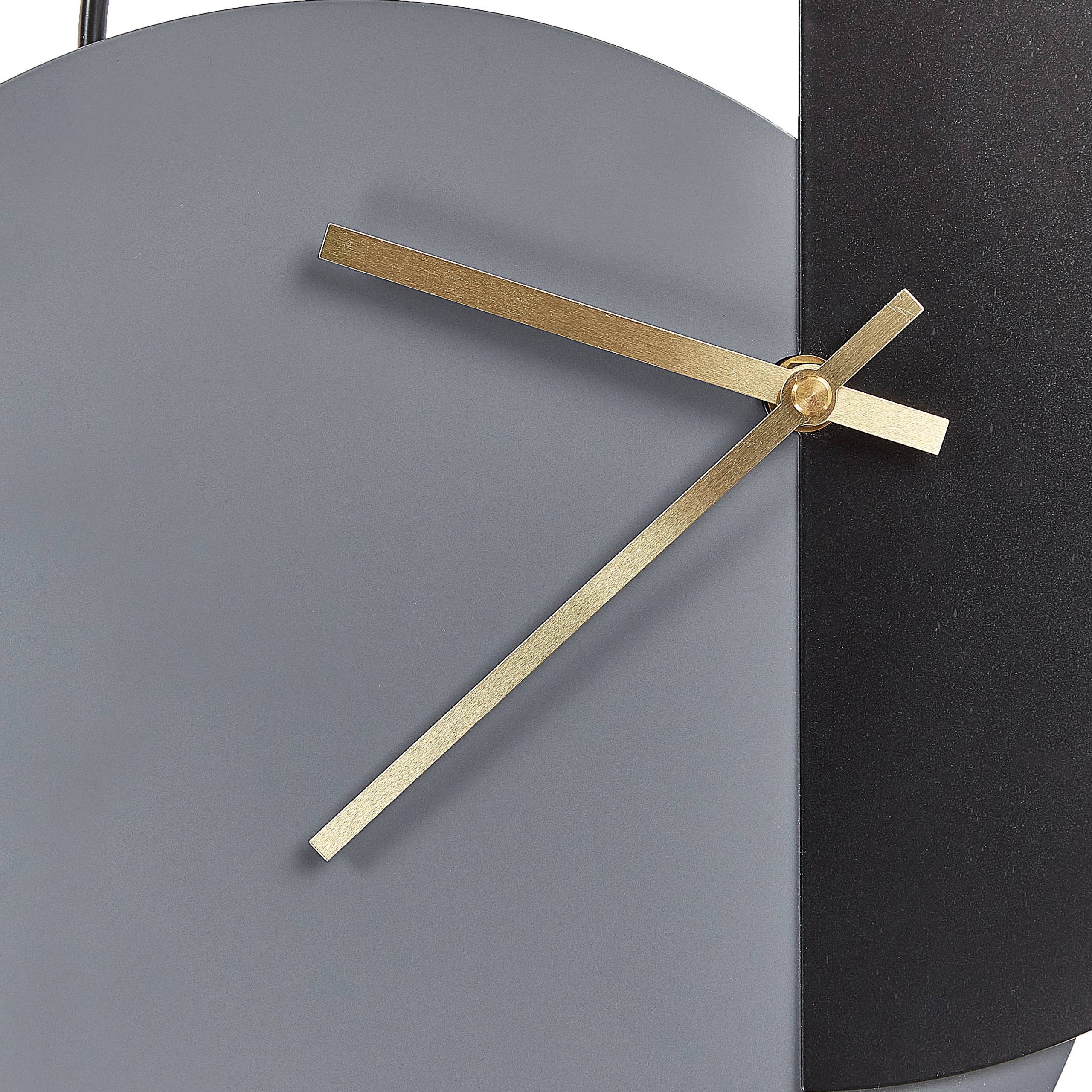 Beliani - Horloge murale Acier Gris NENDAZ - 32x2x60- Beliani - Image 5
