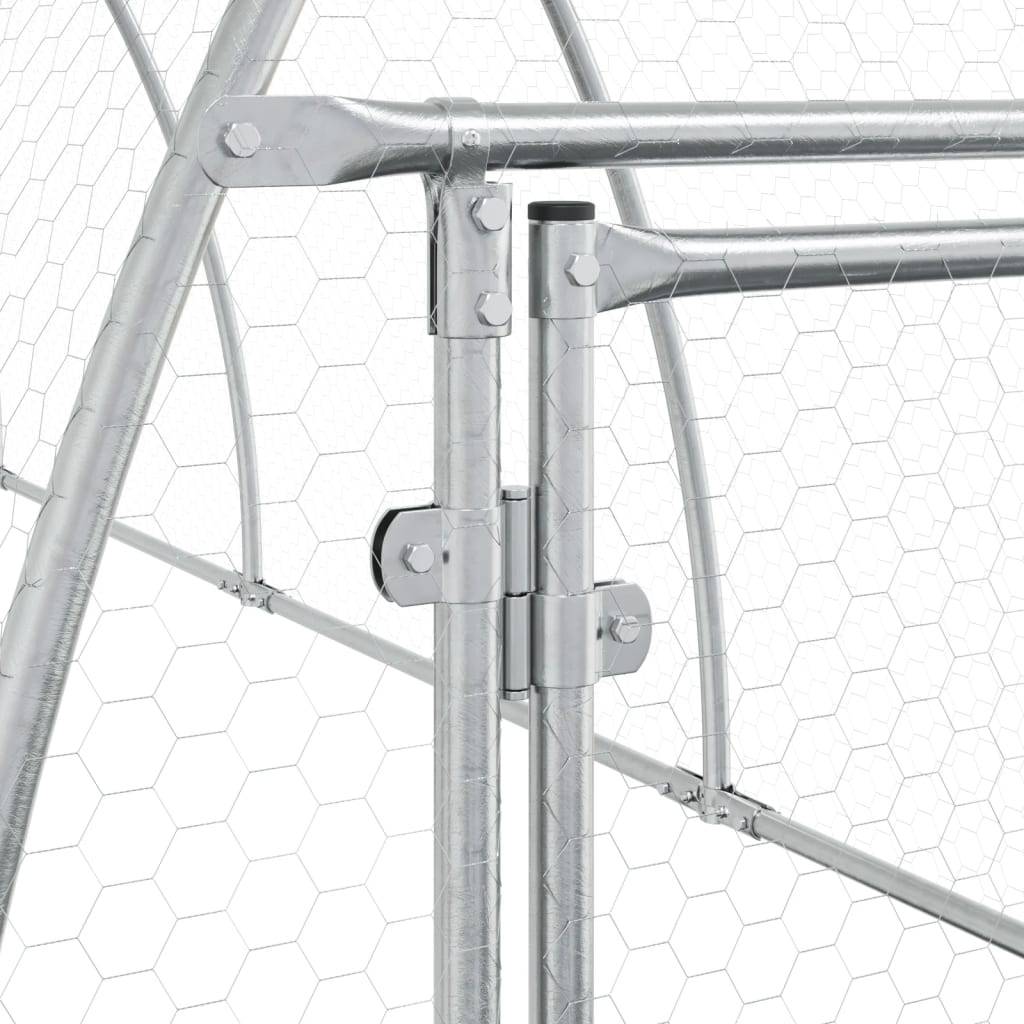 Vidaxl - Clapier argenté 105x300x120 cm acier galvanisé vidaXL 3281528 - Image 6