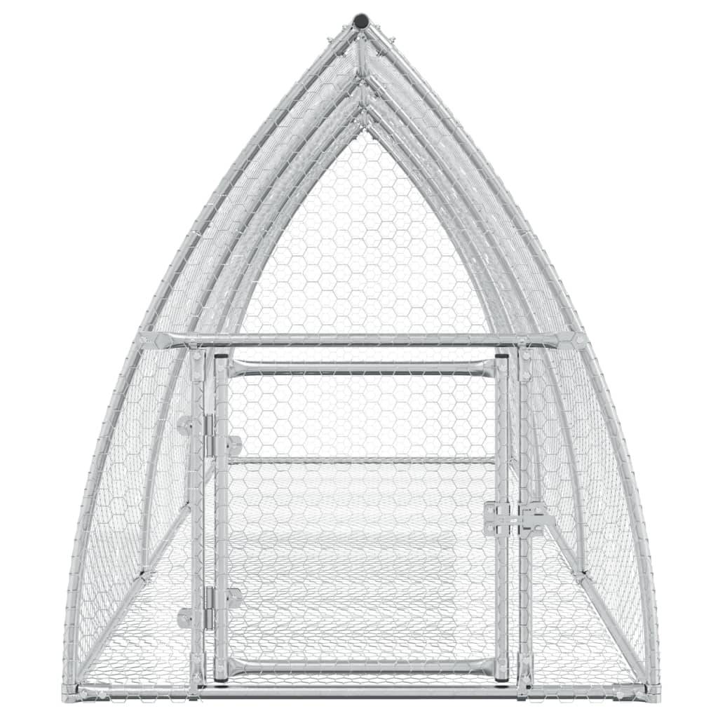 Vidaxl - Clapier argenté 105x300x120 cm acier galvanisé vidaXL 3281528 - Image 10