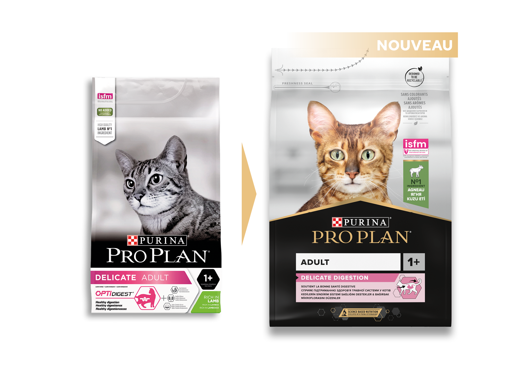 Purina Pro Plan - PRO PLAN Adult DELICATE DIGESTION Agneau 1,5kg