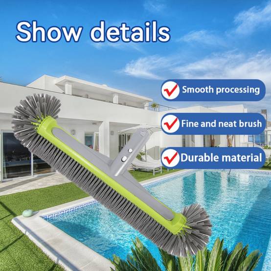 Brosse de Piscine, 43cm Piscine Tête de Brosse, Brosse de Nettoyage pour Piscine, avec Extrémité courbée Clip EZ Poils en Nylon, pour Piscine | Leroy Merlin Brosse de Piscine, 43cm Piscine Tête de Brosse, Brosse de Nettoyage pour Piscine, avec Extrémité courbée Clip EZ Poils en Nylon, pour Piscine | Leroy Merlin