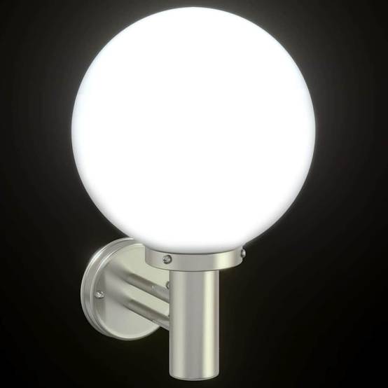 Applique murale extérieure - Lampe murale extérieure Argent 28 x 25 x 38 cm g242 - Image 8