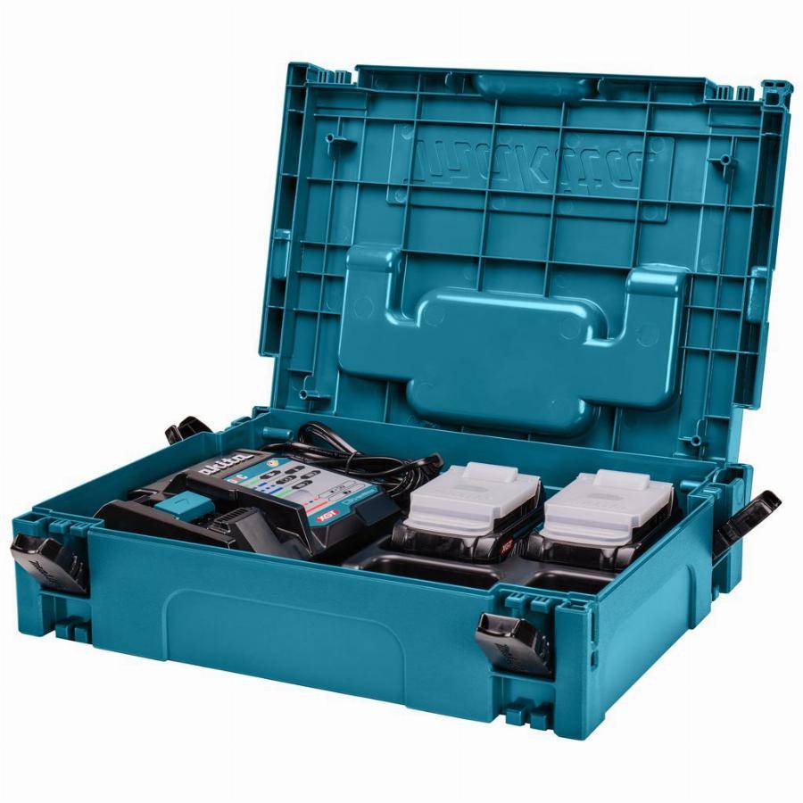 Makita - Makita 40V Li-ion MAX Set de démarrage - 2 batteries 2,0 ah - Mbox - 191V15-1 - Imagen 2