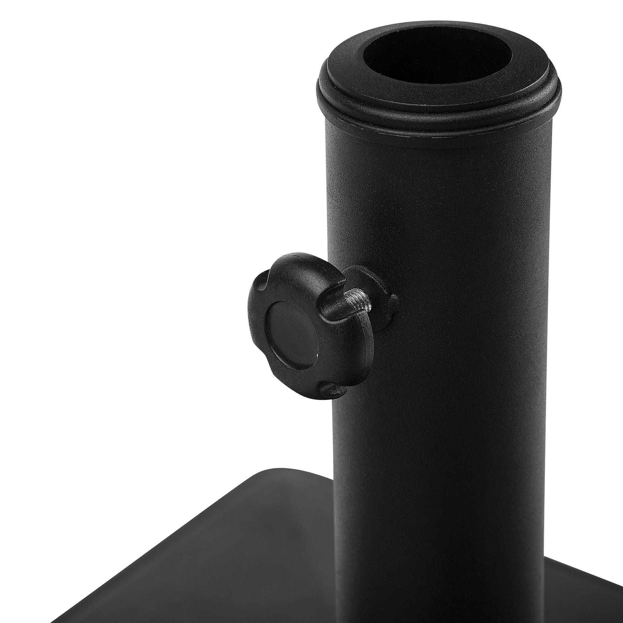 Beliani - Accessoires de parasol Béton Noir CERVO - Beliani - Imagen 5