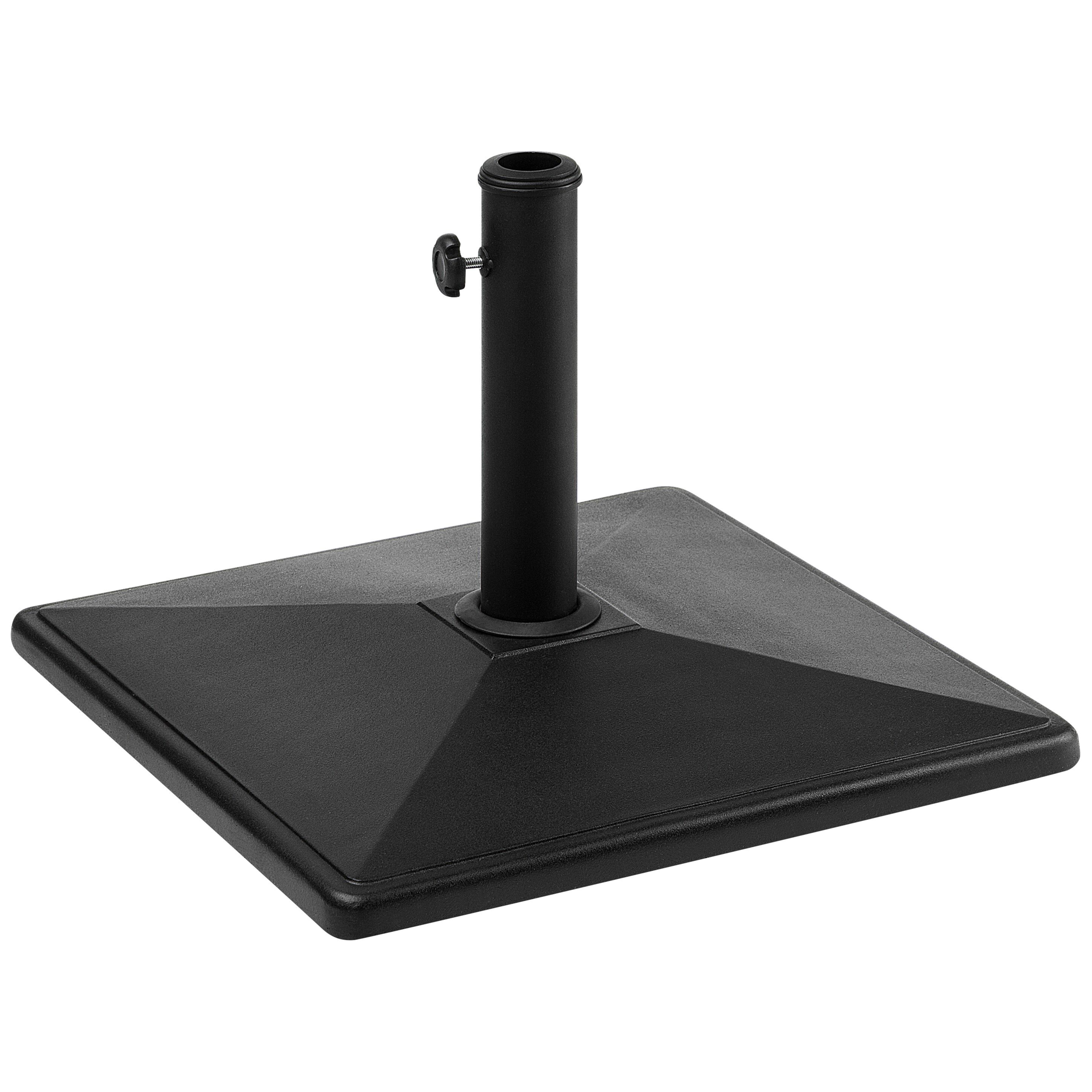 Beliani - Accessoires de parasol Béton Noir CERVO - Beliani - Imagen 4