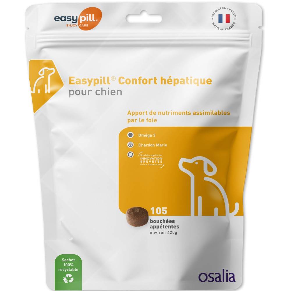Easypill Chien Confort Hepatique - Osalia 105 bouchées - Image 3