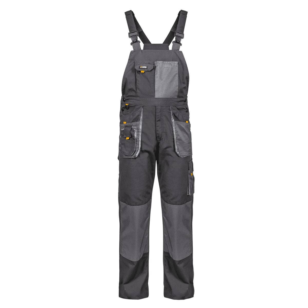 Salopette de travail Comfort Plus Taille 46 Couleur Gris Protection Oxford 10 Poches VITO - Imagen 1