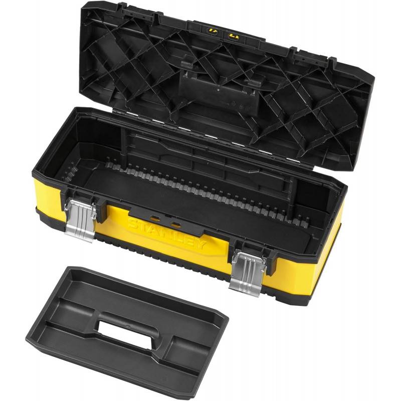 stanley - Boîtes à outils Stanley Caisse de rangement Bricolage 66x29x22 cm 22.5L Poids : 3.1kg. - Imagen 3