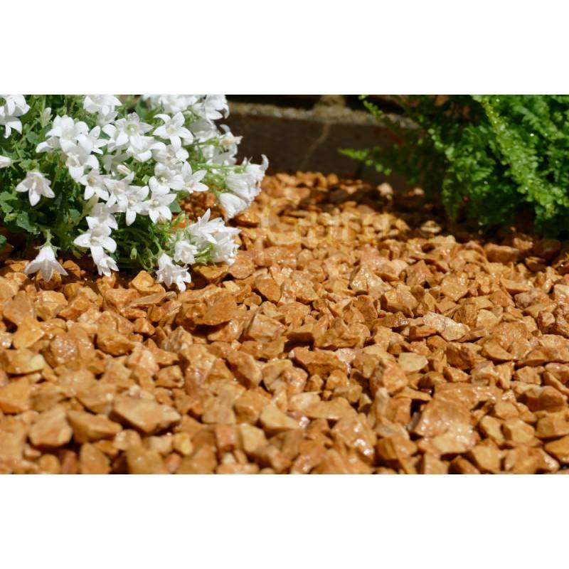 ClassGarden - Gravier Jaune Saumon 10-15 Pack de 10 M² - 20 sacs - 400 kg - Image 5