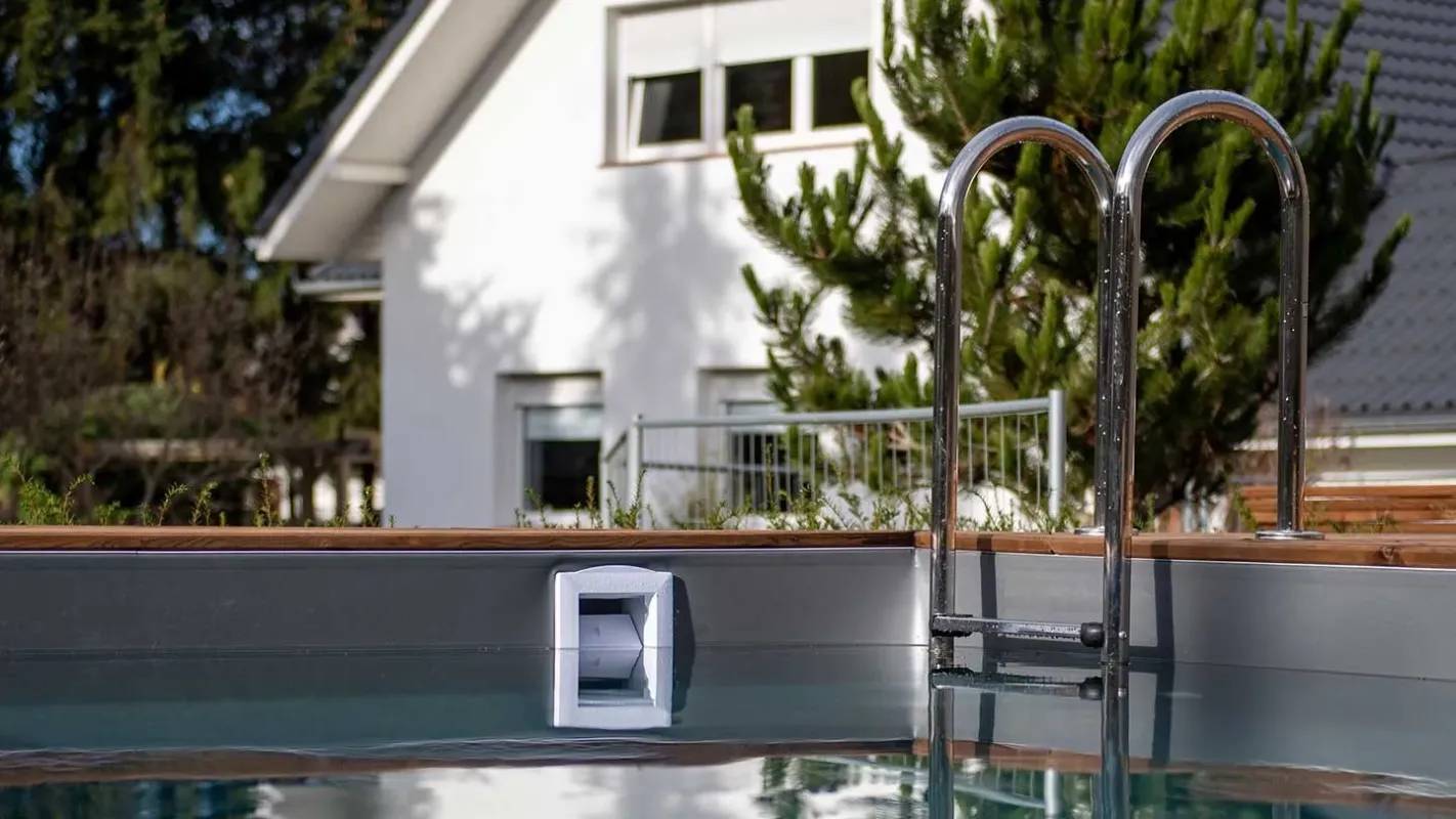 Altanka - Piscine en bois 8,20x5,20 - H.1,45 m - avec filtration - BAS759OSPI - Imagen 4