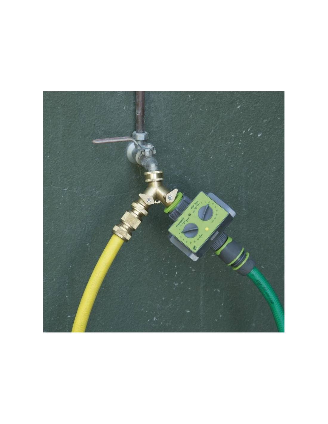 Ribimex - Nez de robinet laiton à double circuits 20/27 (3/4") - Imagen 2