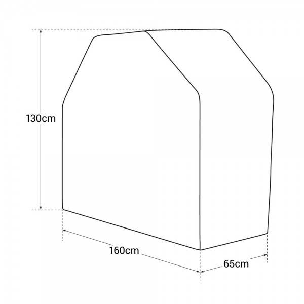 Cook in Garden - Housse pour barbecue Américain - L 160 x l 65 x H 130 cm - Image 4