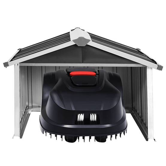 Vidaxl - Abri pour robot de jardin 92x97x63cm Acier galvanisé Anthracite vidaXL 150909 - Image 8