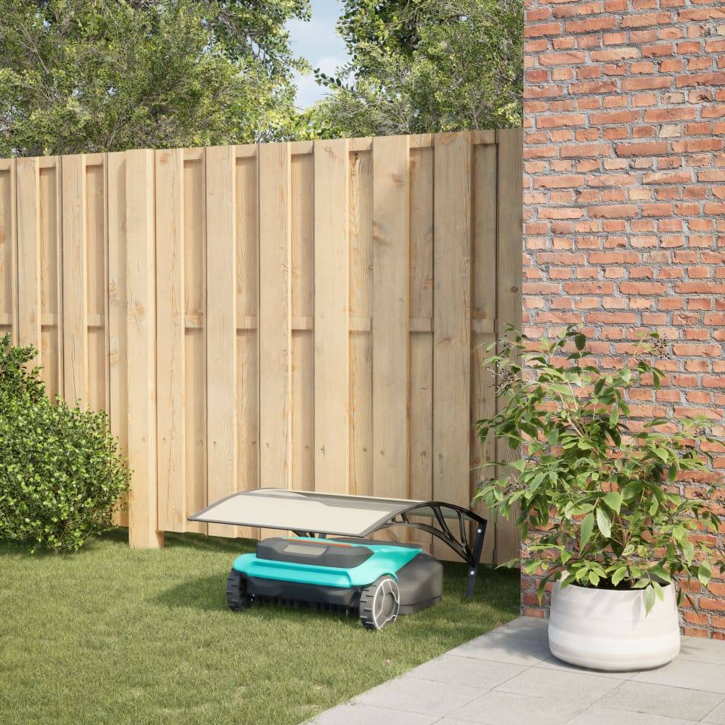 PANGIVO - Garage pour robot tondeuse polycarbonate noir 80 x 101 x 46 cm - PANGIVO - Image 3