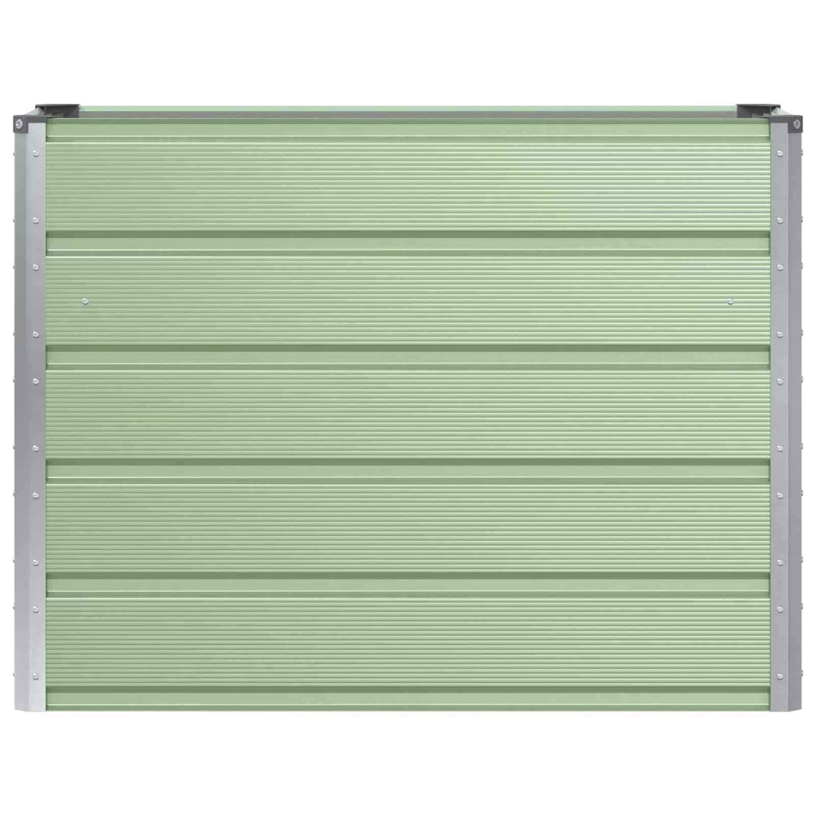 PANGIVO - Jardinière Acier Vert 100 x 40 x 75 cm - PANGIVO - Image 4