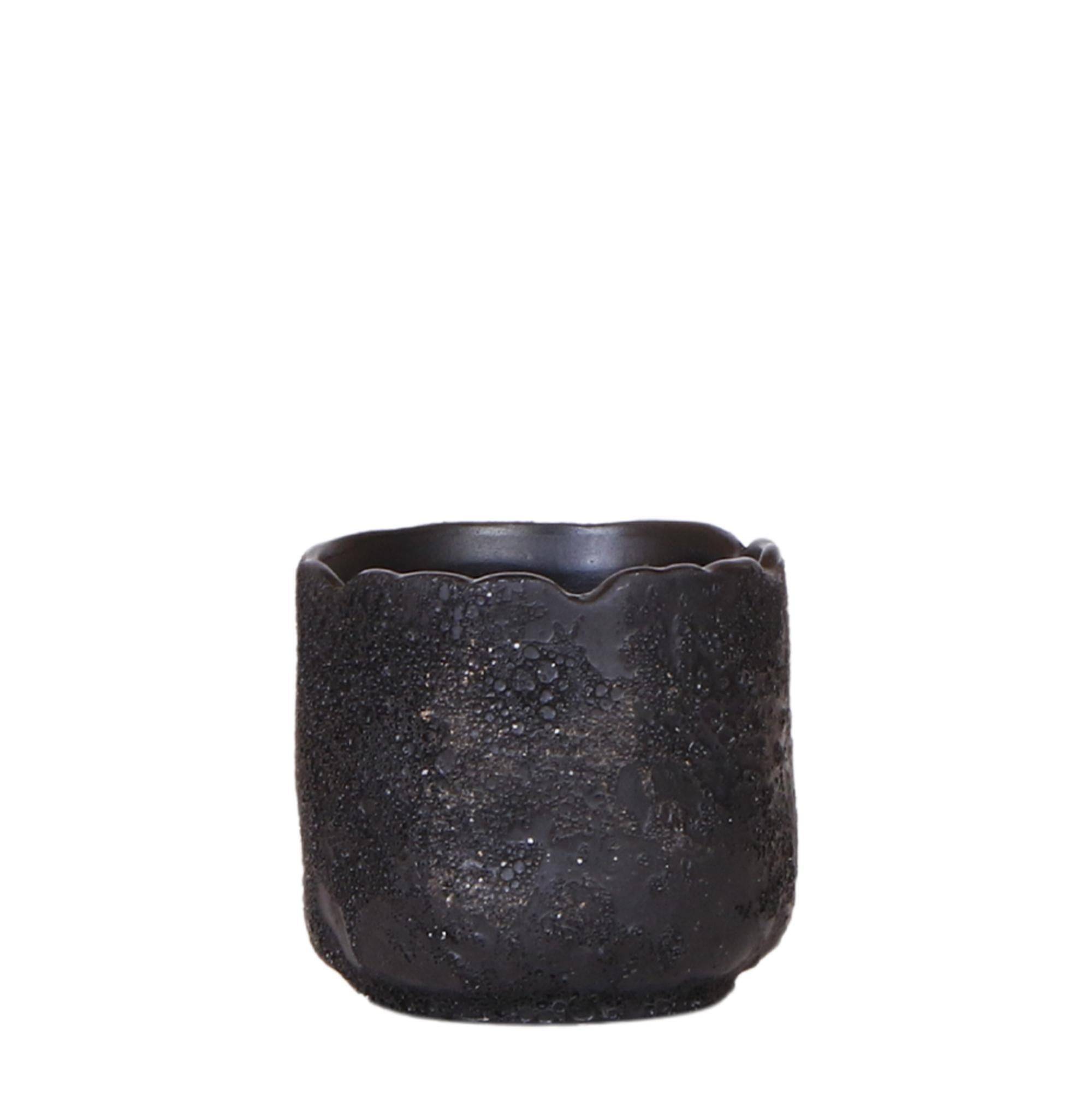 Pot Moon Noir - Texture Lunaire- La Green Touch - Imagen 1