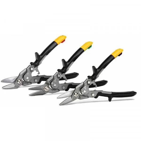 Jeu de 3 cisailles aviation - TOUGHBUILT - TB-H4S3-60-BEA