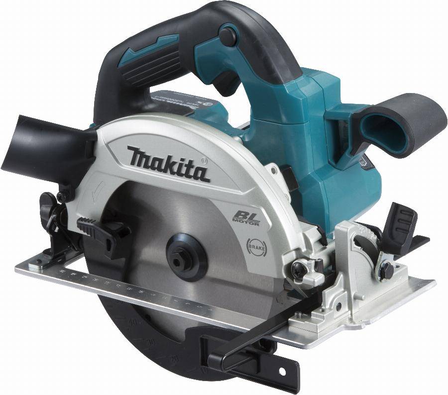 Makita - Scie circulaire 18 V Li-Ion 5 Ah Batterie 18 V LXT Ø 165 mm MAKITA - 2 batteries, chargeur, coffret - DHS660RTJ