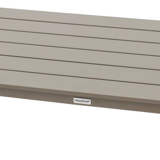 Hesperide - Salon de jardin "Boreane" Noisette & café 5 places en aluminium texaline et polyester Hespéride - Image 9
