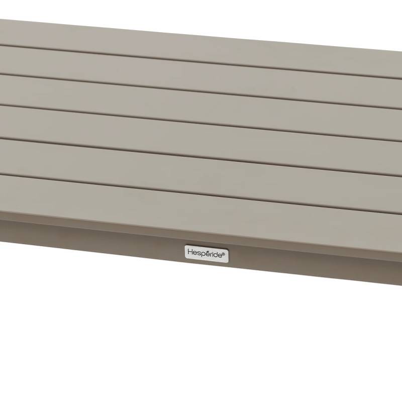 Hesperide - Salon de jardin "Boreane" Noisette & café 5 places en aluminium texaline et polyester Hespéride - Image 9