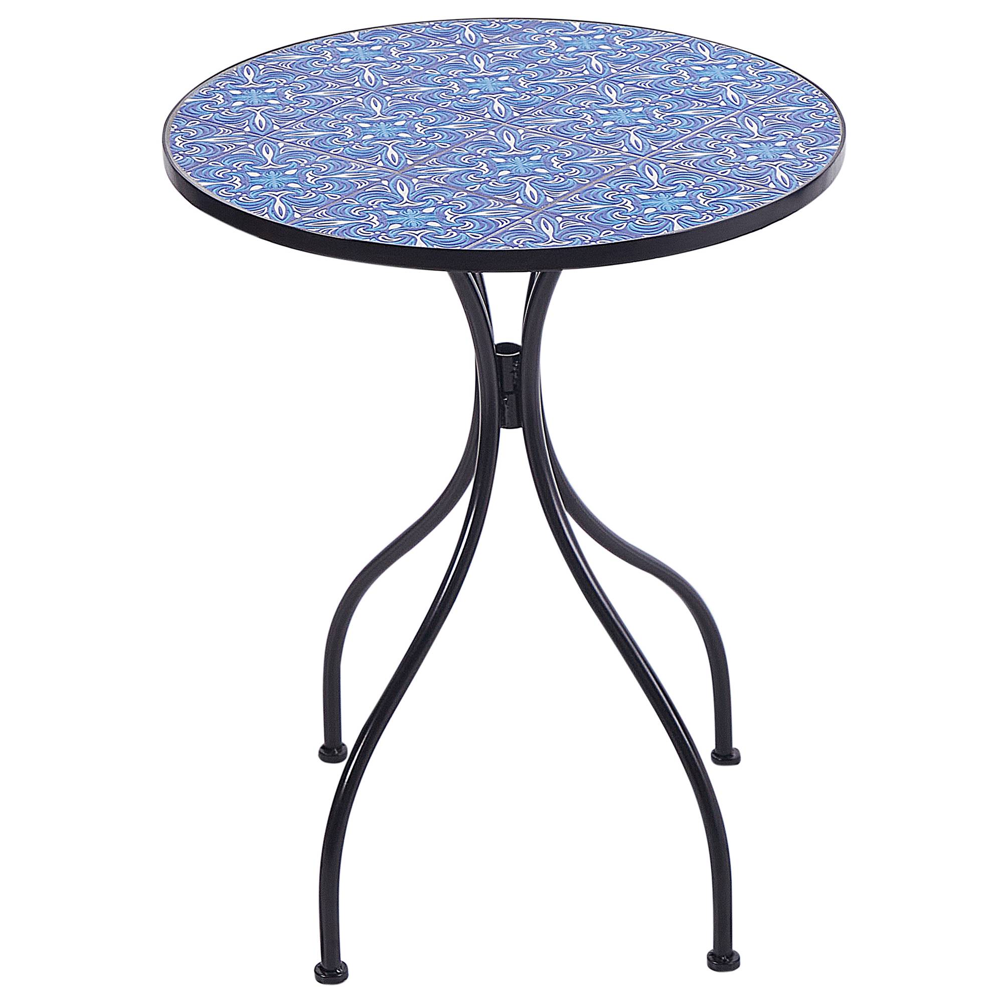 Beliani - Table bistrot Métal Noir CIGLIANO - Beliani - Imagen 4
