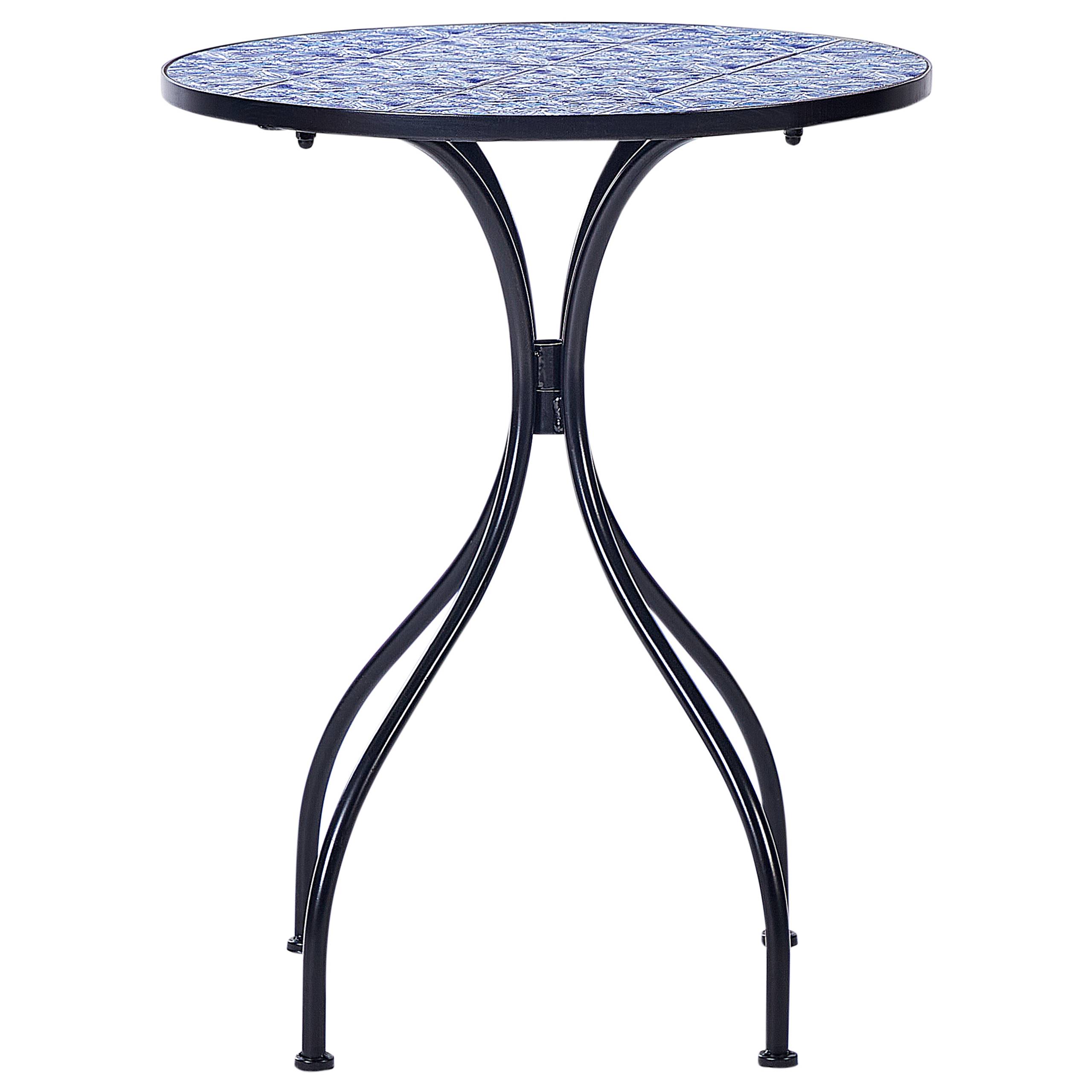 Beliani - Table bistrot Métal Noir CIGLIANO - Beliani - Imagen 5