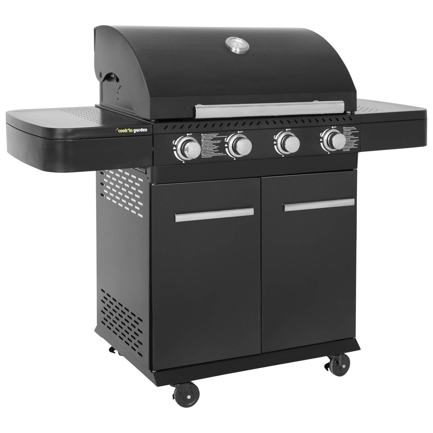 Cook in Garden - Barbecue au gaz FYRA avec thermomètre - 4 brûleurs - COOK'IN GARDEN - Imagen 1