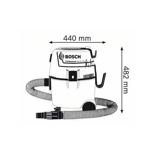 Bosch - Aspirateur GAS 20 L SFC BOSCH - 060197B1W0 - Imagen 3