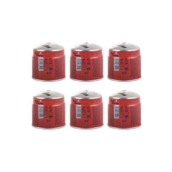 ALPEN - Pack 6 cartouches gaz 190g Butane Propane perçable sécurité stop-gaz - Image 1