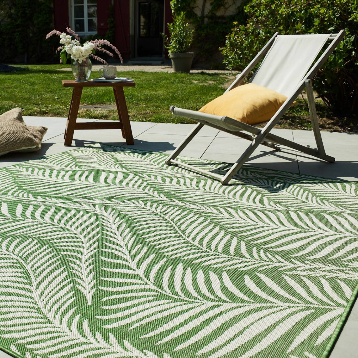 Autre - Tapis intérieur et extérieur vert200x200cm - Imagen 3
